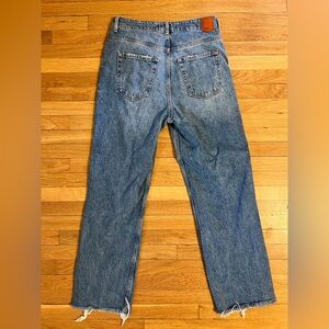 Zara Straight Blue Jeans